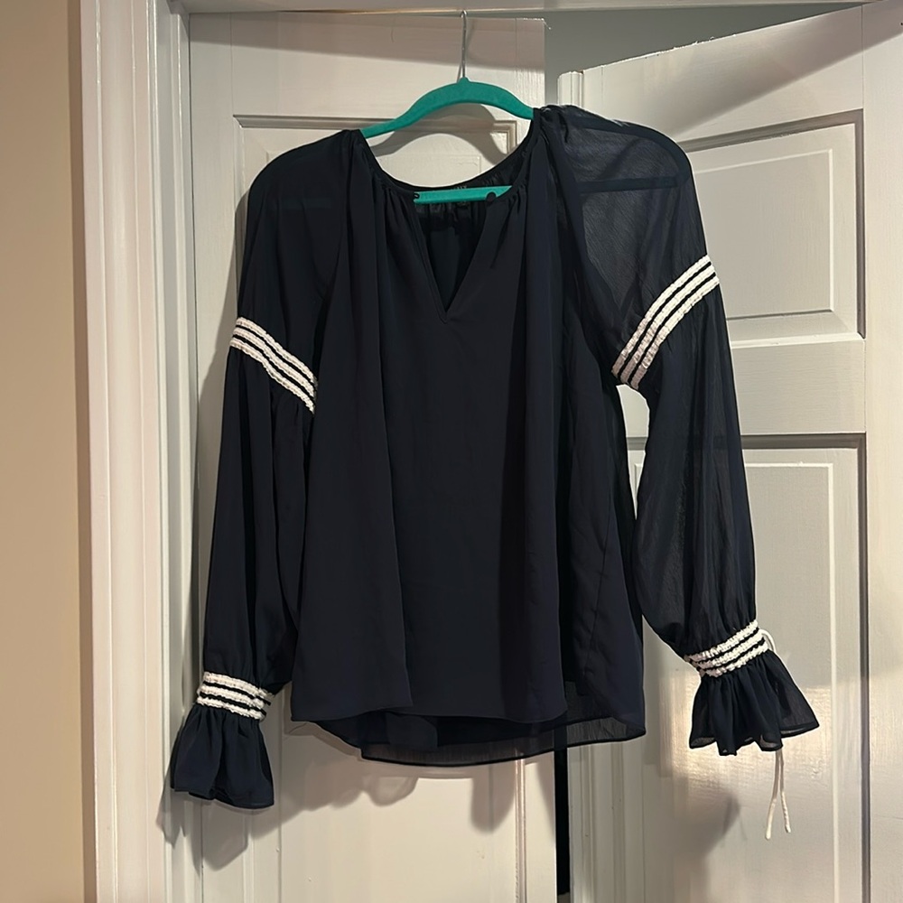 Jcrew Flouncy Top